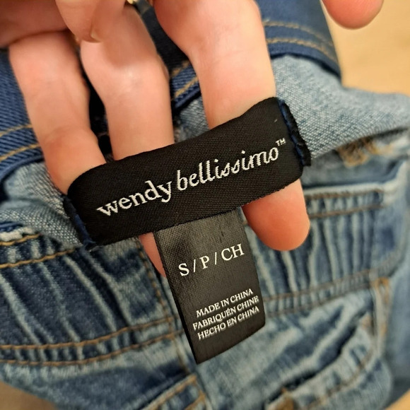 Wendy Bellissimo Maternity Distressed Medium Wash Skinny‎ Jeans Size S - Picture 7 of 7